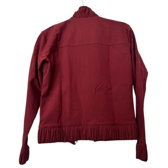 APL The Perfect Wool Bomber Jacket Women's
Woolmark Collab Burgundy Zip Small - Picture 4 of 15